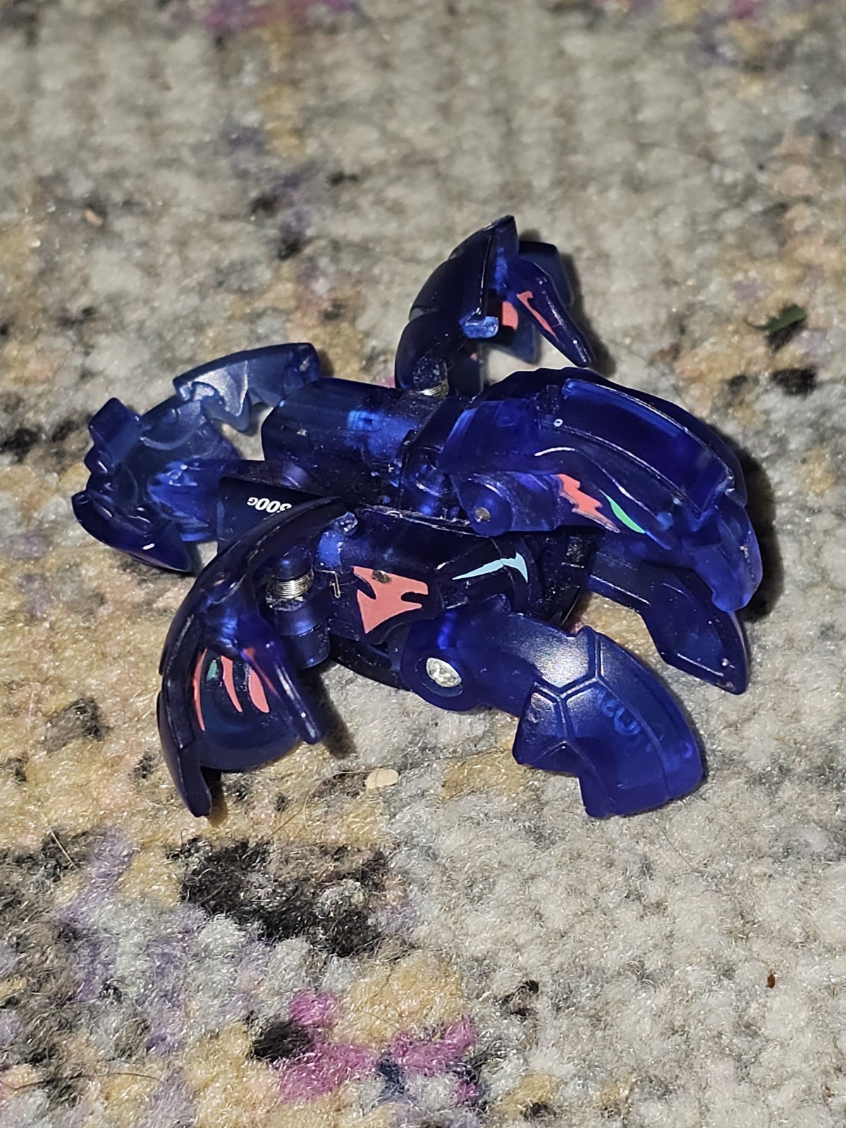 Bakugan Translucent Storm Skyress Blue Aquos 600G New Vestroia Battle Brawlers
