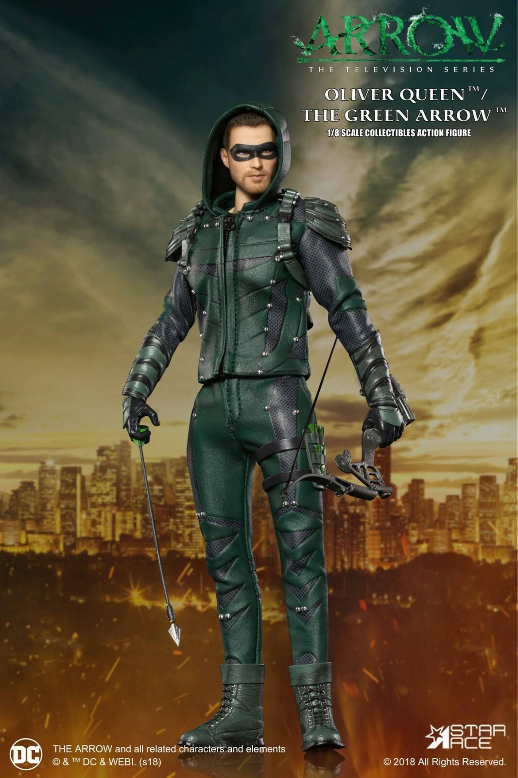 STAR ACE DC COMICS GREEN ARROW THE TELEVISION SERIES 1/8 SCALE ACTION FIGURE NEW