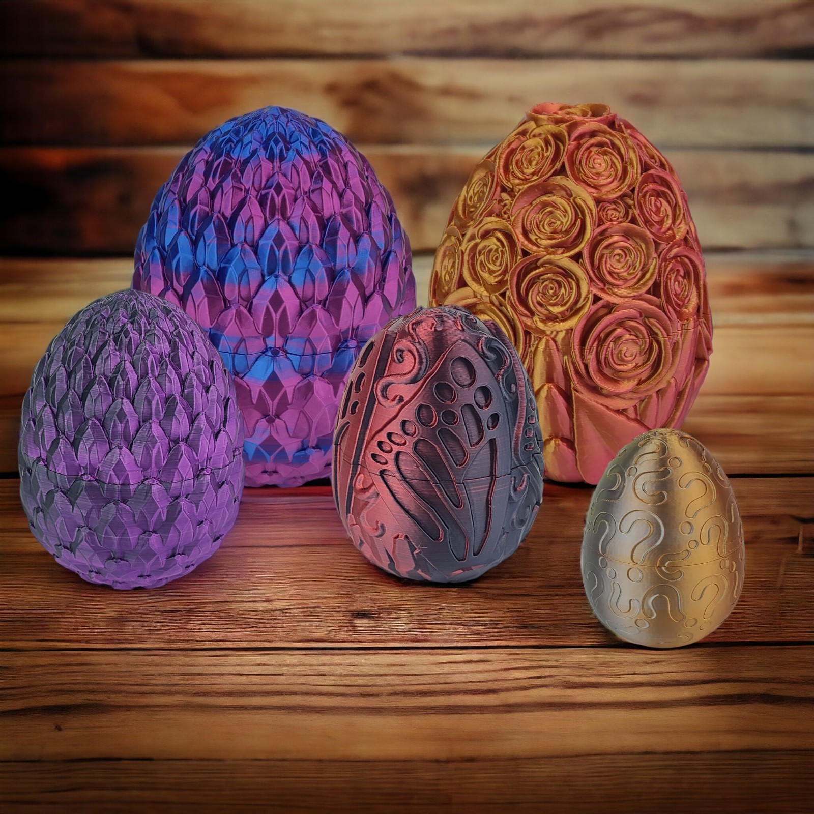 Dragon Egg 3d printed – Multicolor – Multiple styles in stock!