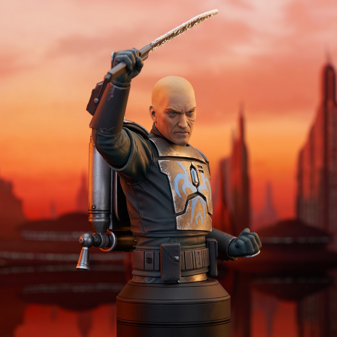 GENTLE GIANT STAR WARS THE CLONE WARS PRE VIZSLA 1/6 BUST SDCC 2022 NEW *US*