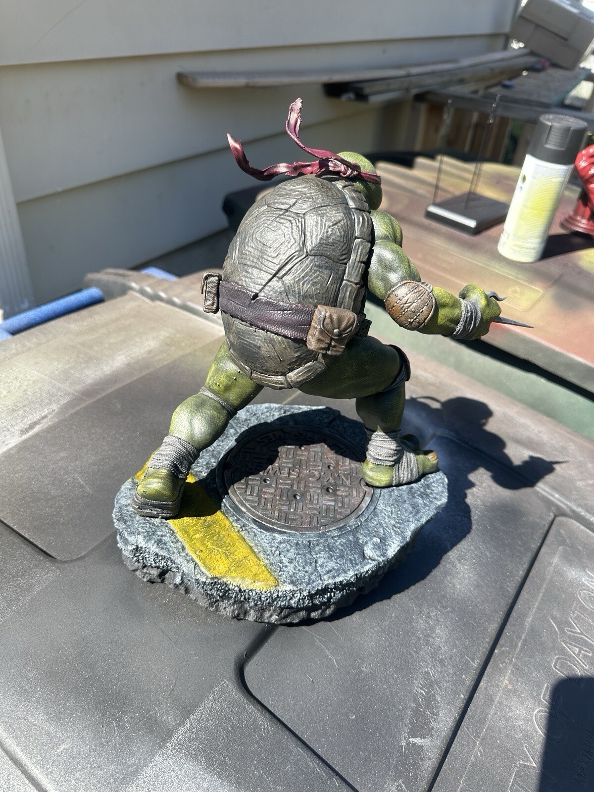 1/6 Scale Raphael TMNT statue, Fully Handpainted, Gifts For Him, (MADE TO ORDER)