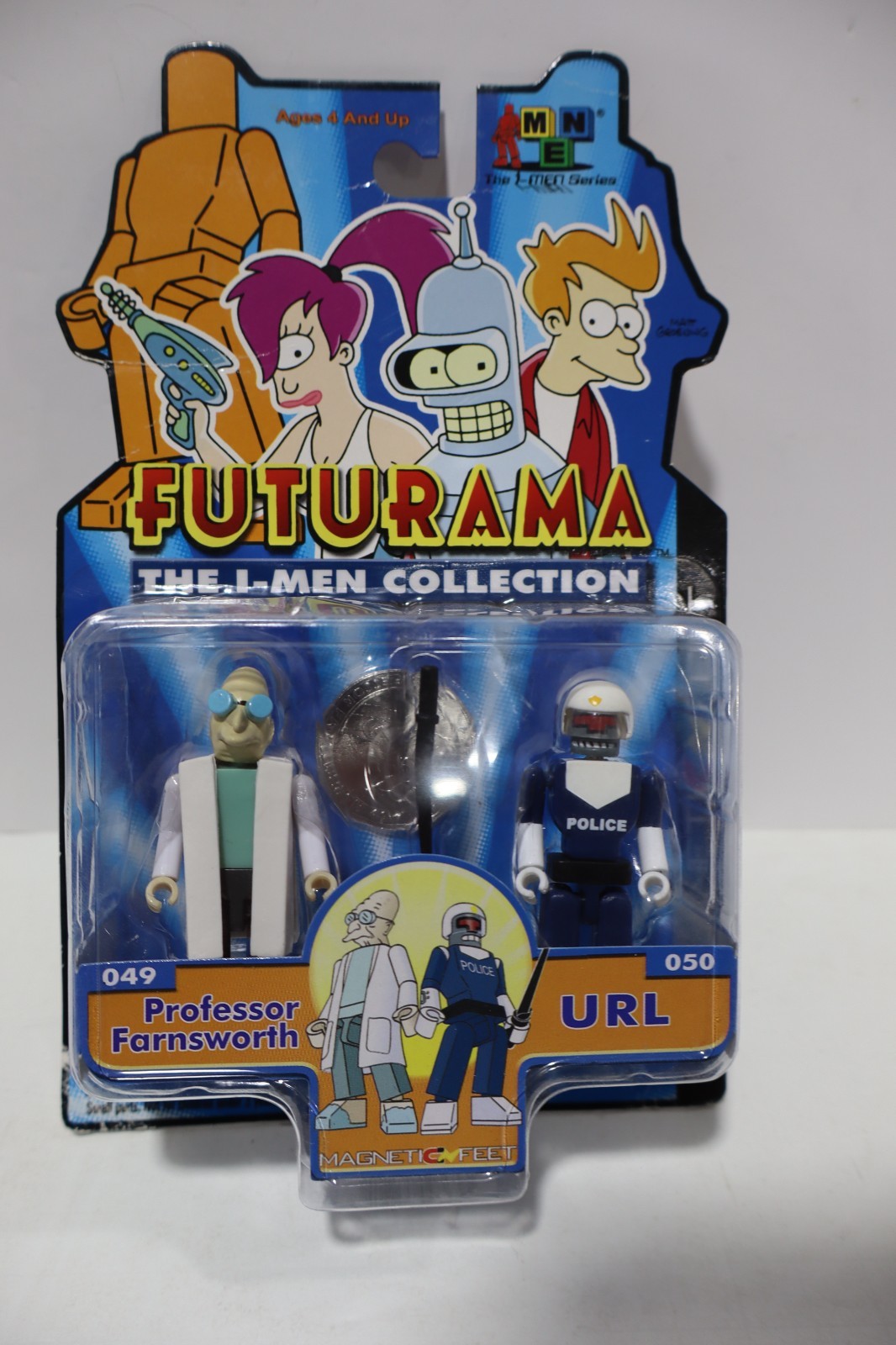 Futurama The I-Men Collection 2 Pack Professor Farnsworth & URL Figure SHELF WEA
