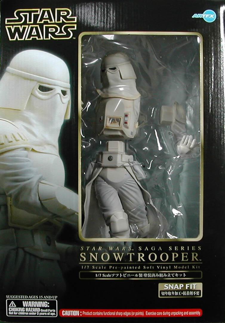 STAR WARS~SNOWTROOPER~1/7TH SCALE FIGURE~VINYL MODEL KIT~ARTFX / KOTOBUKIYA~MIB