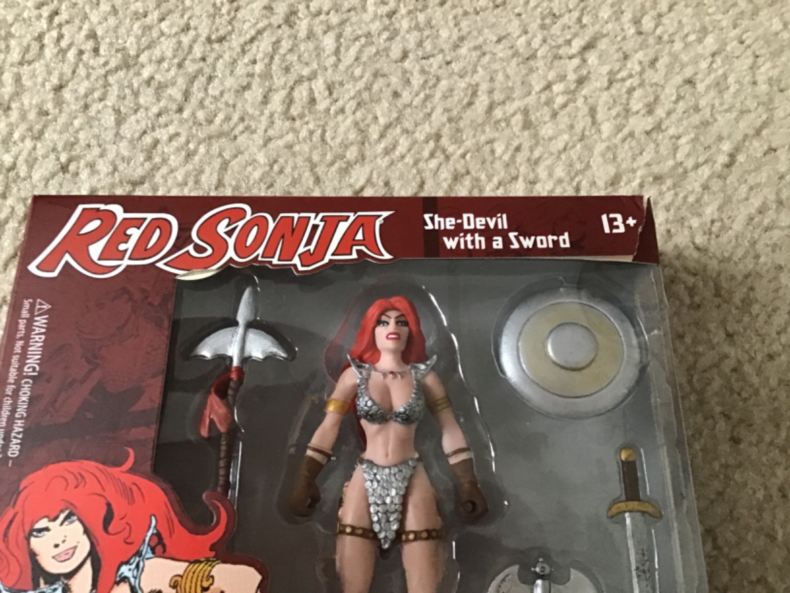 Red Sonja She Devil 5-inch Bendable Action Figure By NJ Croce
