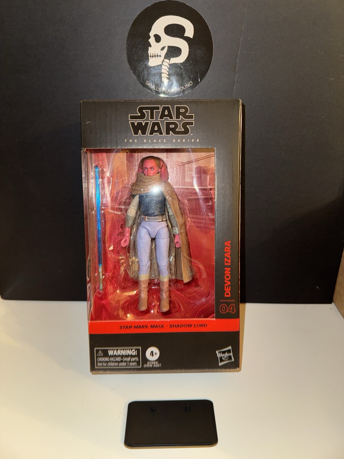 Hasbro Star Wars: Maul – Shadow Lord – Black Series – Devon Izara- Plus Stand