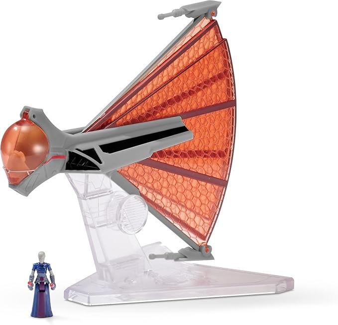 S01 #0011 Star Wars Micro Galaxy Squadron Asajj Ventress Ginivex Starfighter