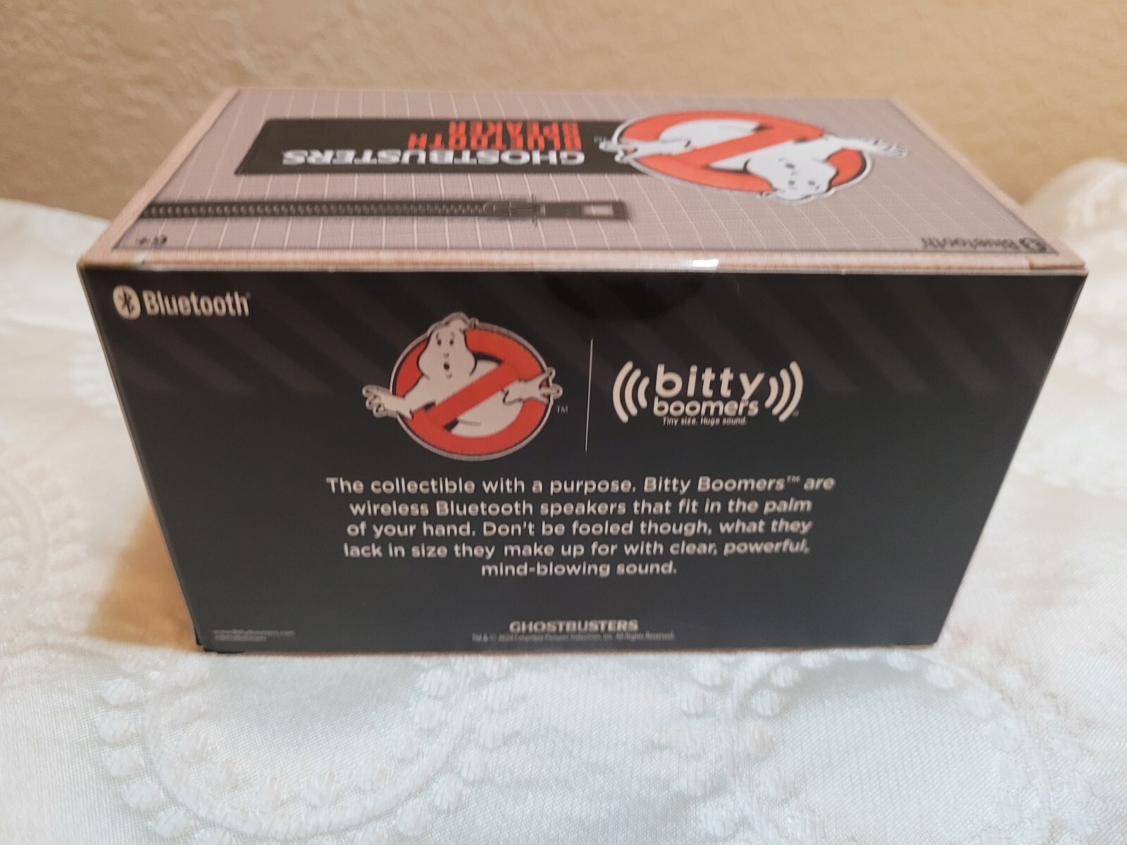 Throwback Halloween Ghostbusters Ecto-1 Bluetooth Speaker Bitty Boomer