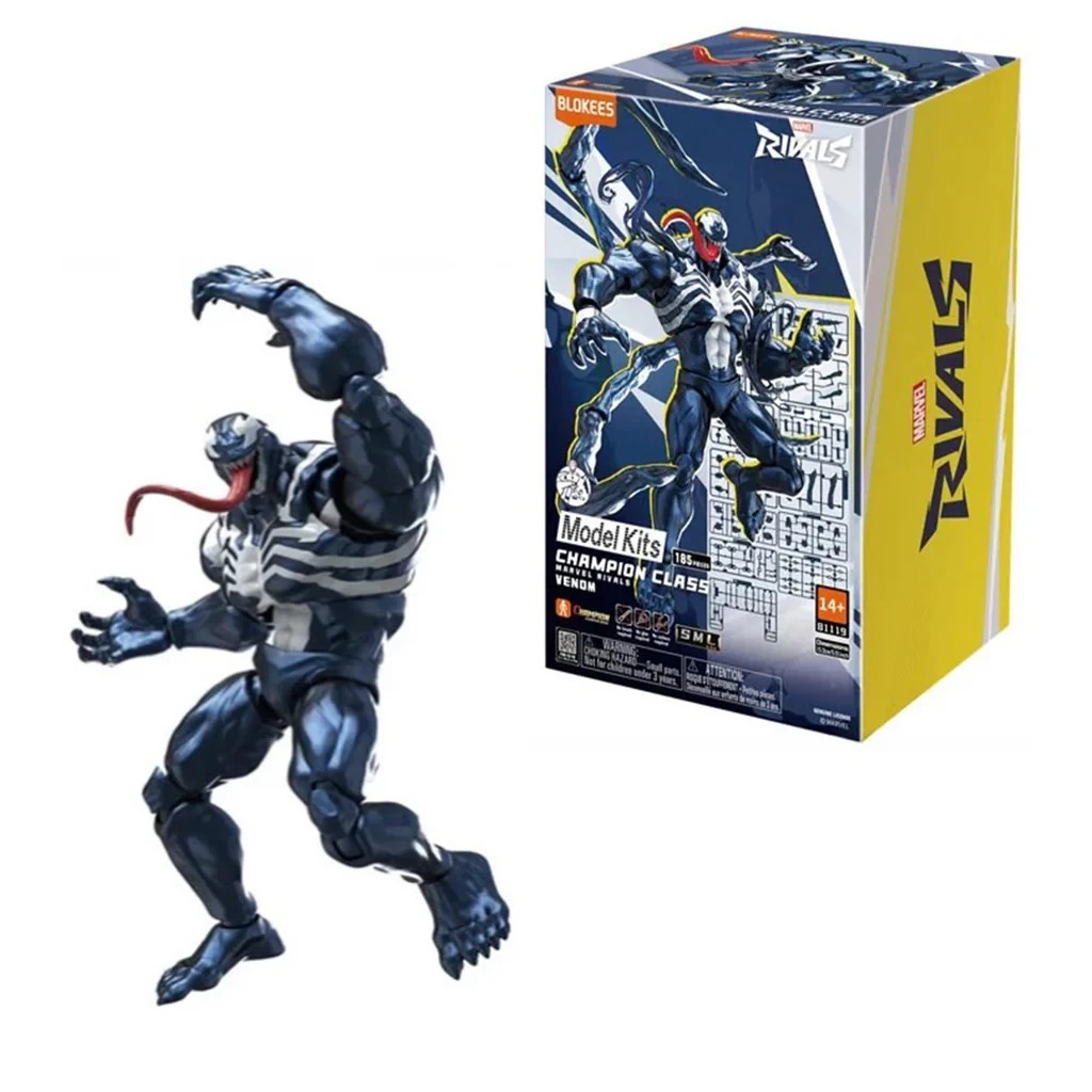 Blokees Champion Class Marvel Rivals Venom Model Kit Action Figure new no glue