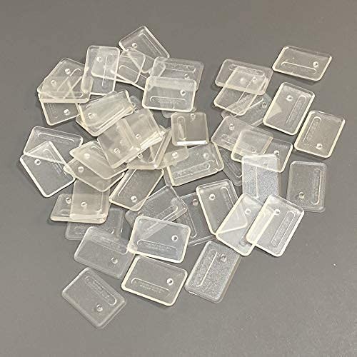 50 Pcs Clear Plastic Action Figure Stands for 3.75&Prime; Toys – Display Base Upgrade