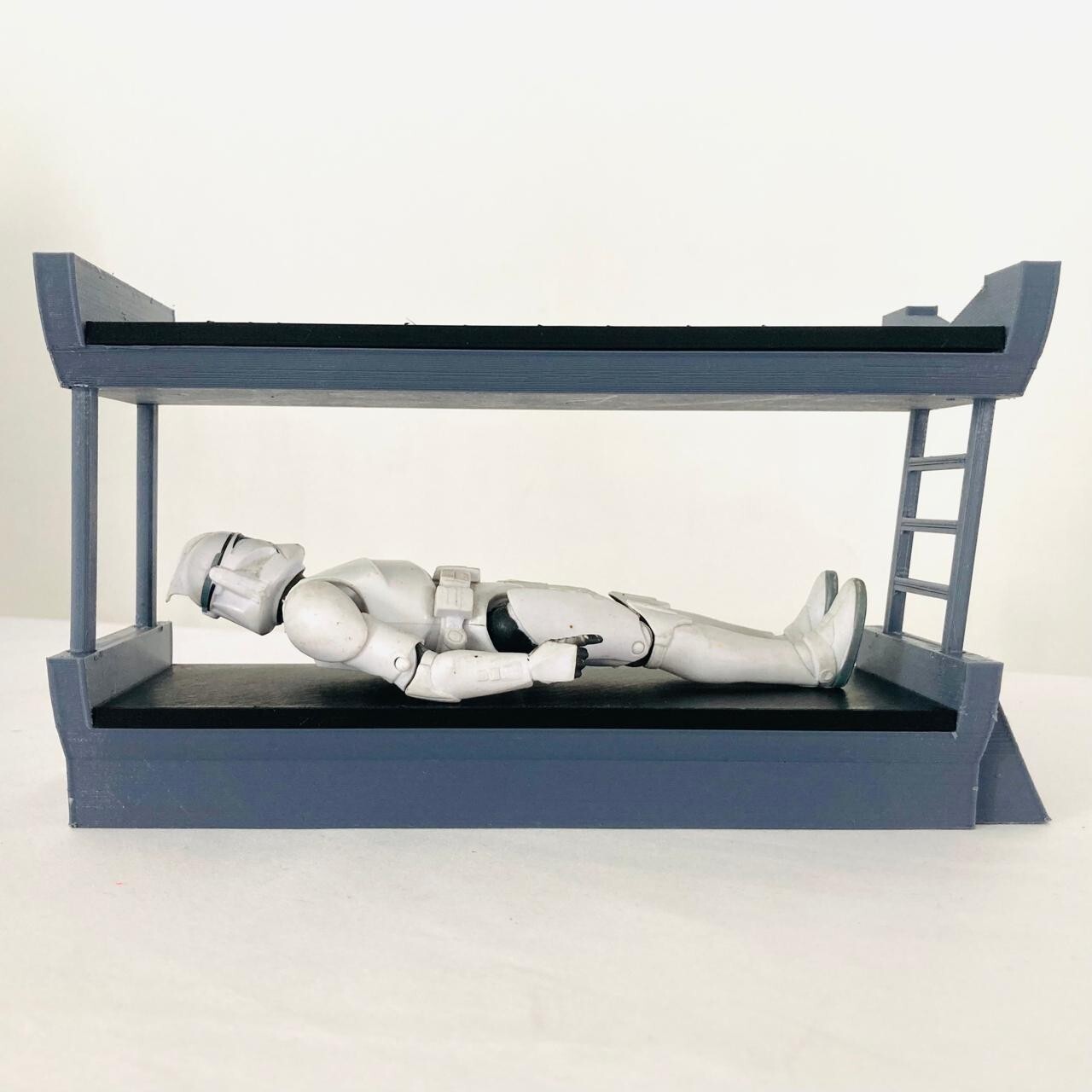 Custom BARRACK SOLDIER BUNK BED for 6 INCH (1:12) FIGURE DIORAMA