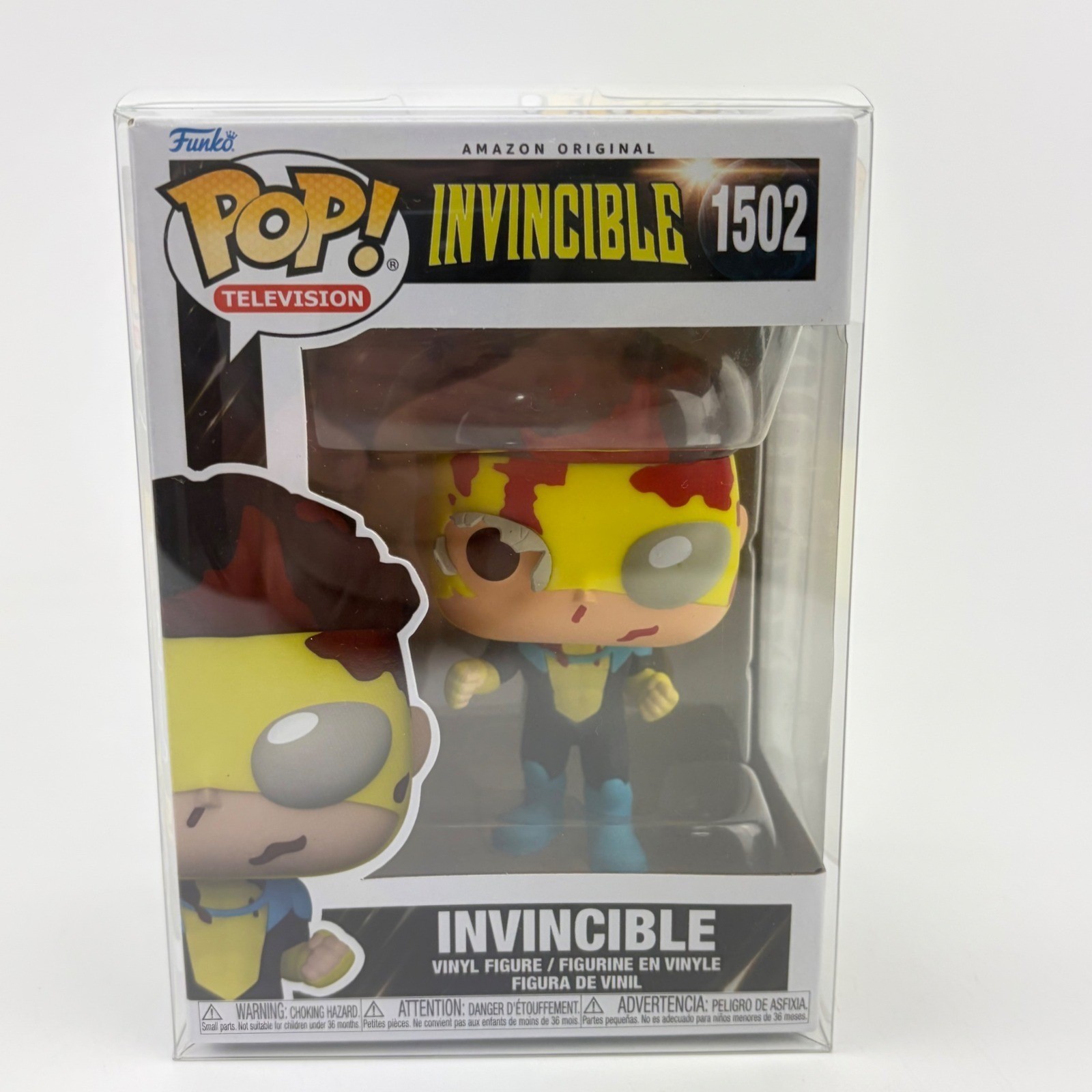 Funko Pop Television Invincible 1502 Amazon Original Battle Damaged Vinyl Figure