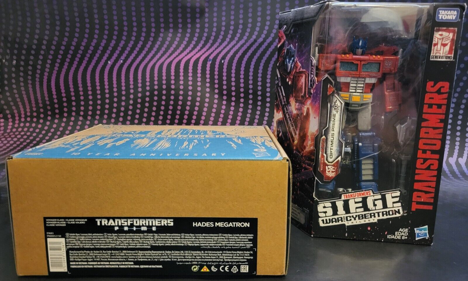 Hasbro Transformers War for Cybertron Trilogy Hades Megatron & Optimus Prime S11