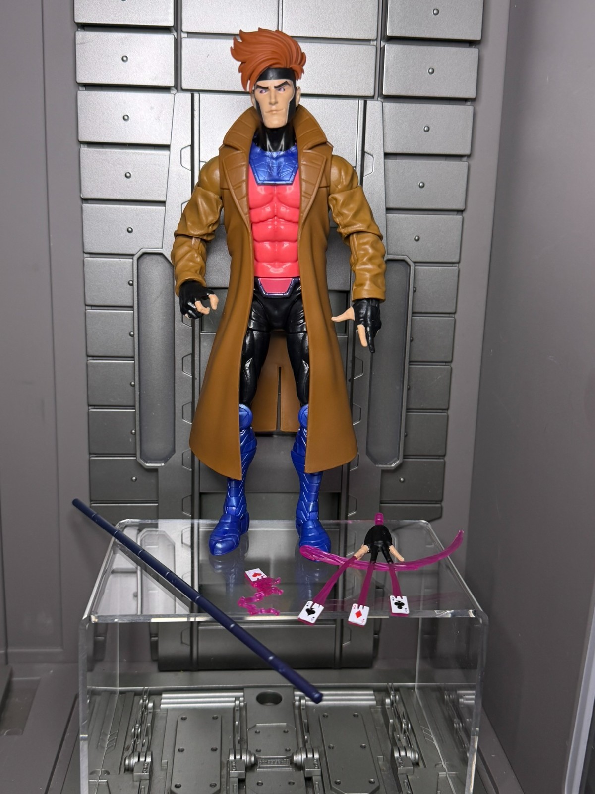 2023 Marvel Legends X-Men 97 Retro Animated GAMBIT 6&Prime; LOOSE Hasbro Action Figure