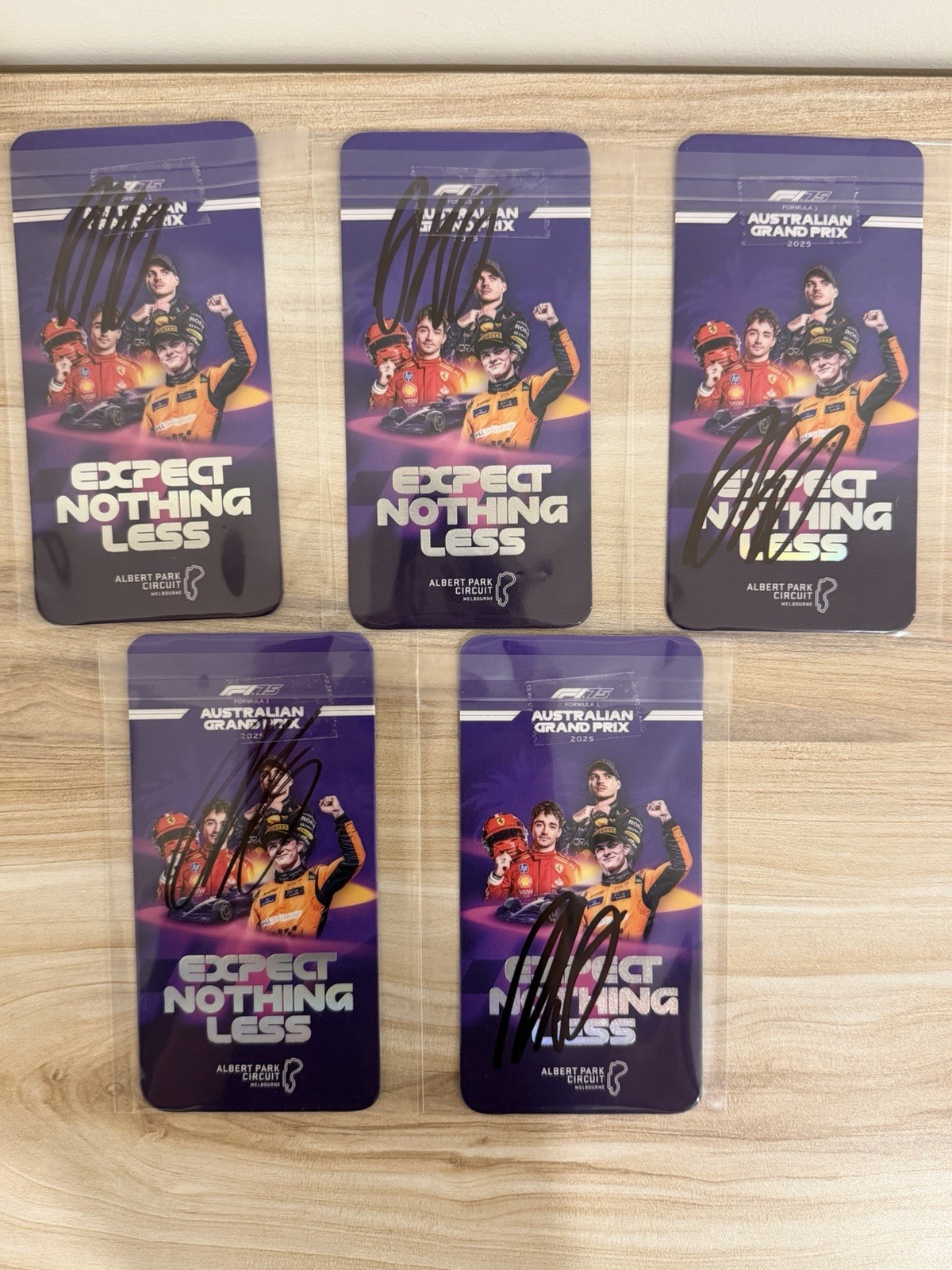 Kimi Antonelli SIGNED F1 Debut – 2025 Australia GP Souvenir Ticket