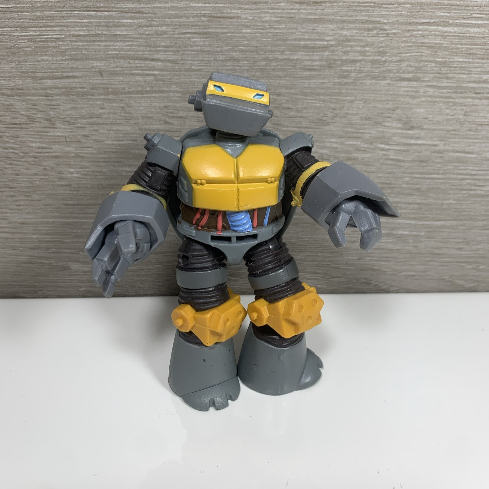 2012 Viacom Teenage Mutant Ninja Turtle TMNT Robot Metalhead Action Figure 4&Prime;