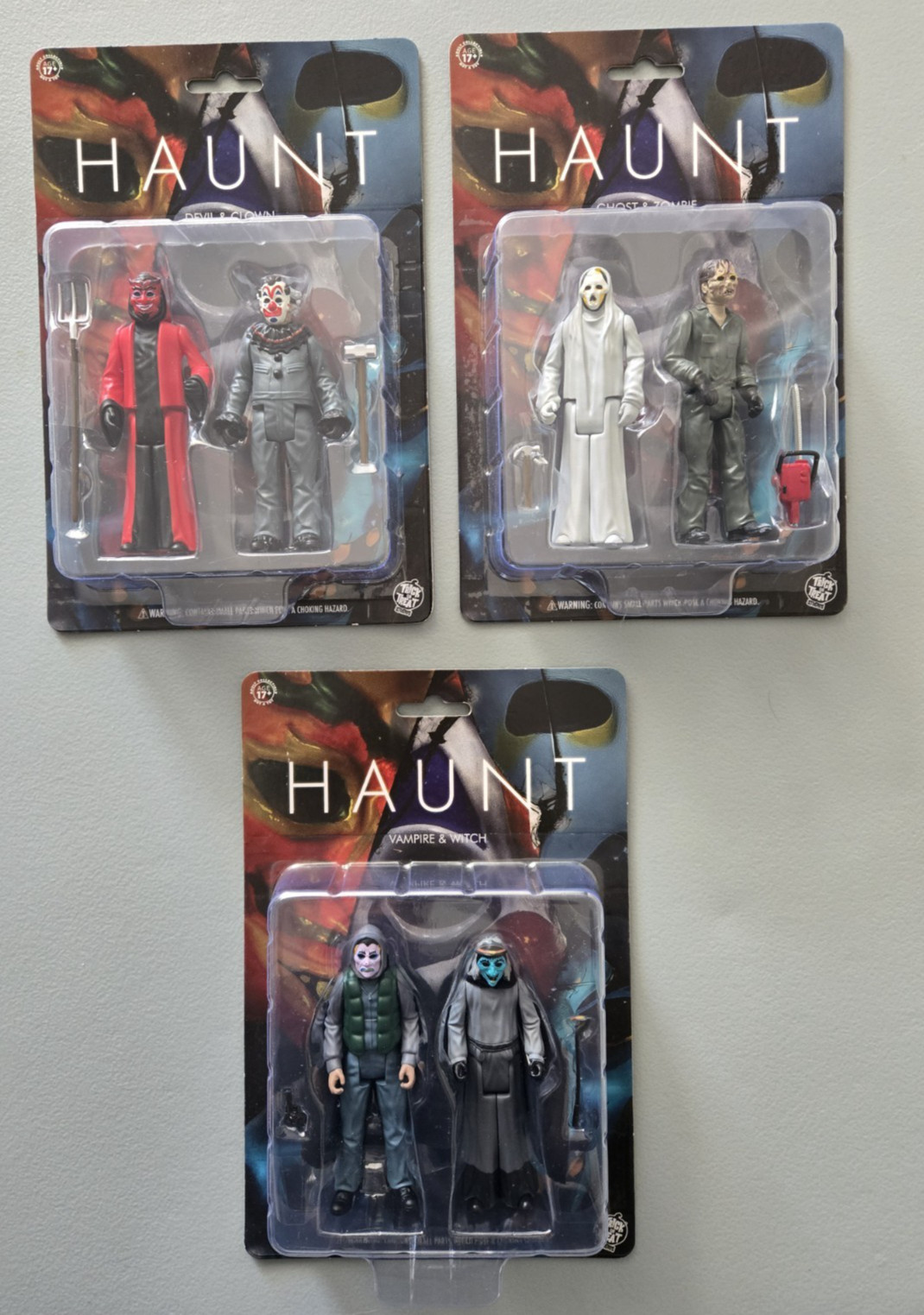 Haunt 3.75&Prime; Action Figures Complete Set BRAND NEW – Trick Or Treat Studios