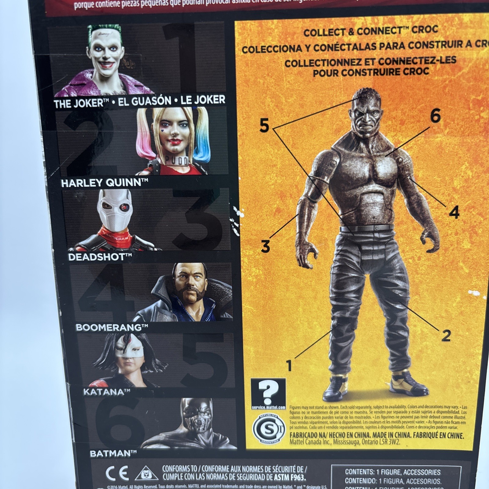 Mattel DC Multiverse Suicide Squad Katana 7&Prime; action figure