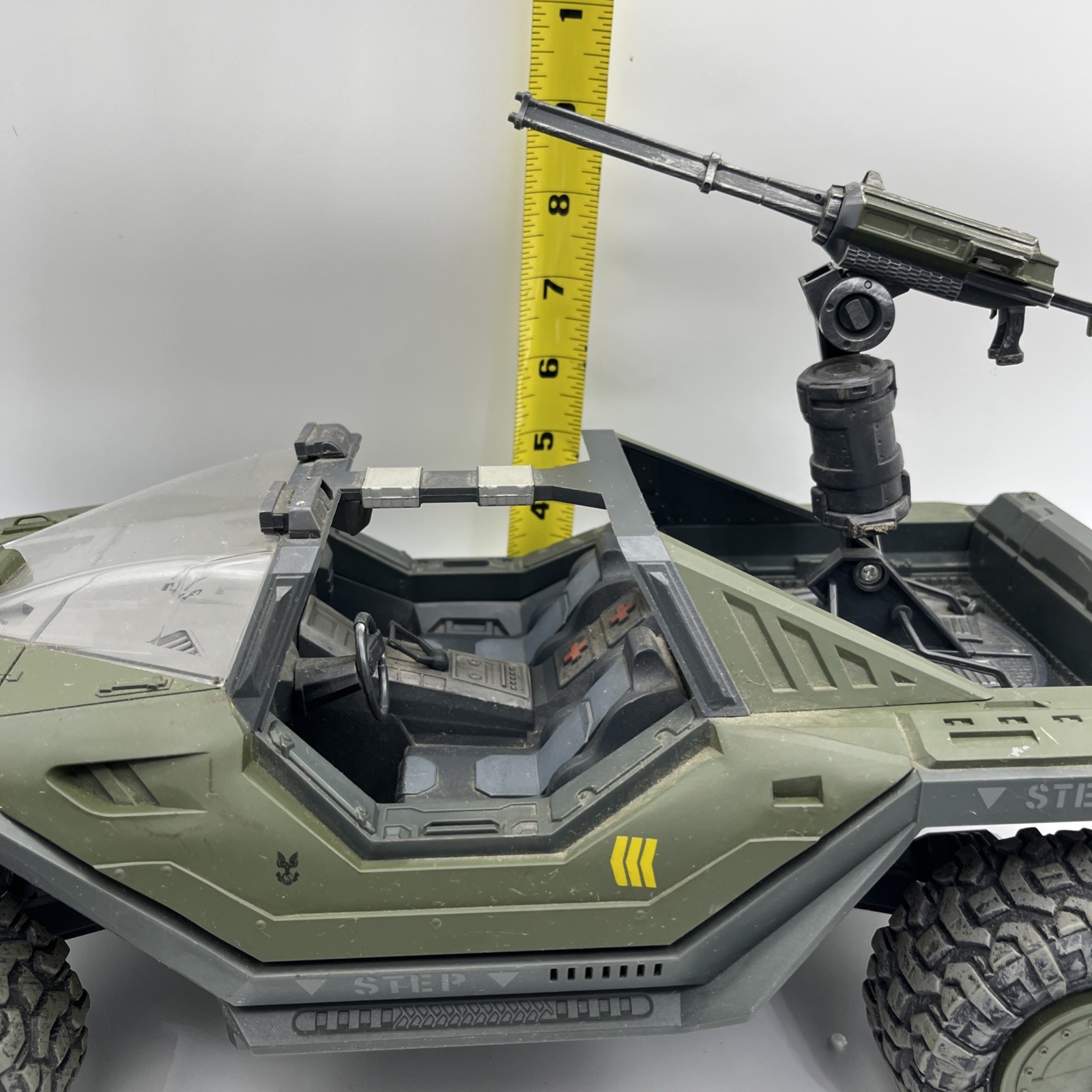 HALO REACH WARTHOG W/LIGHT ANTI AIRCRAFT GUN MCFARLANE TOYS RARE & HARD TO FIND