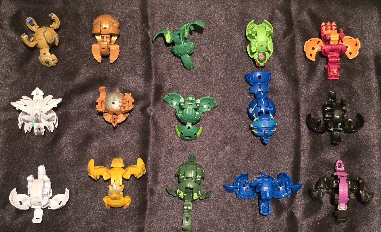 Bakugan Battle Brawlers Mixed Attributes (See Pics) Bundle Lot Set of 15