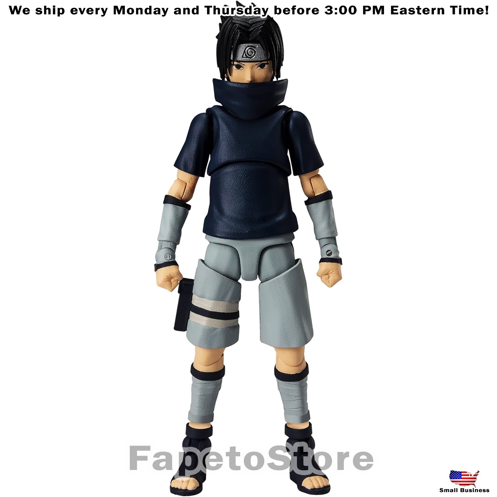 Naruto Shippuden Ultimate Legends Figure Sasuke Uchiha ( Young ) by Bandai Namco