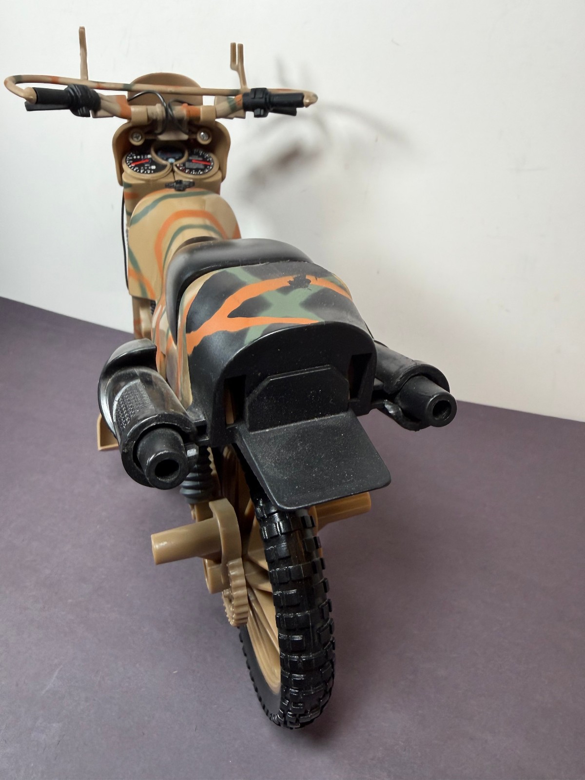 GI Joe ARMY RANGER ATTACK CYCLE 12&Prime; Action Figure 1/6 Scale Motorcycle 2002