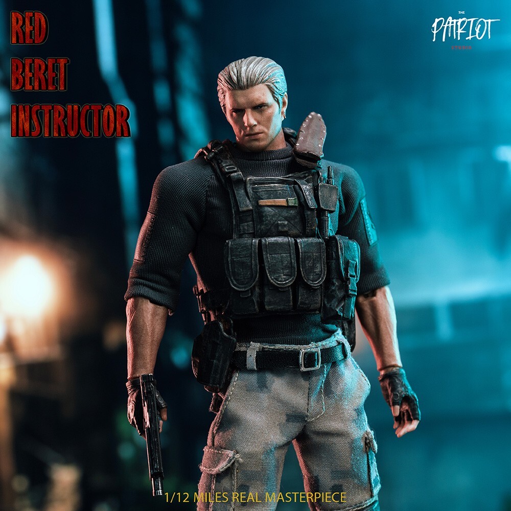 The Patriot Studio 1/12 Red Beret Instructor Jack Krauser Male Action Figure Toy