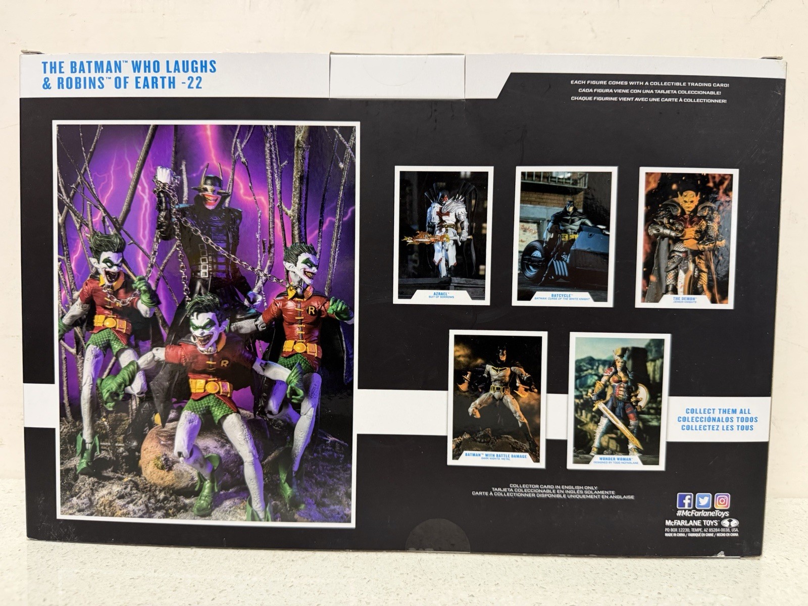 McFarlane Toys DC Batman who Laughs w/ Earth-22 Robin Crows Set Complete
