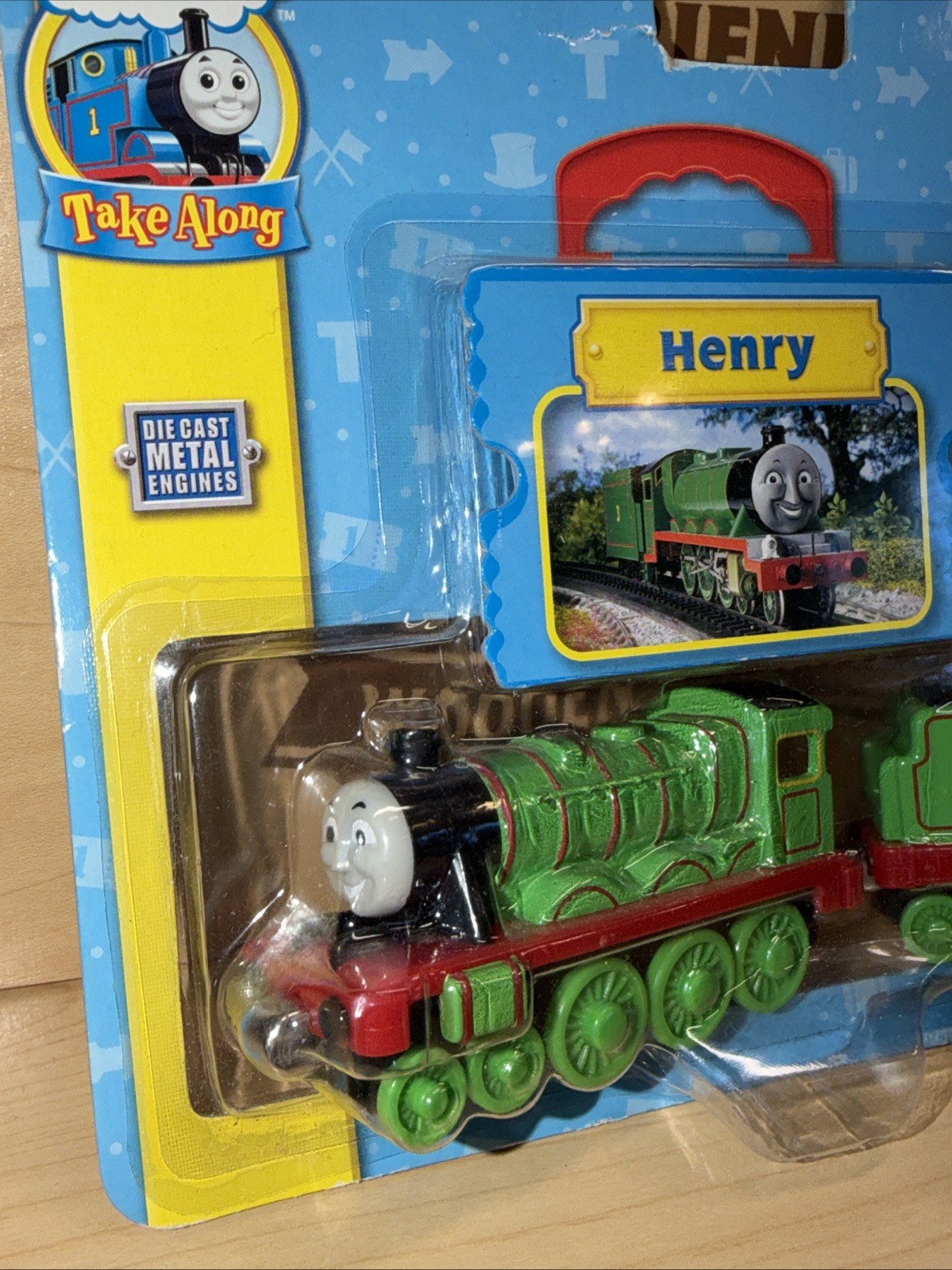 HENRY ! THOMAS FRIENDS TRAIN TAKE Along n play Diecast 2002 NEW ! #3 GREEN