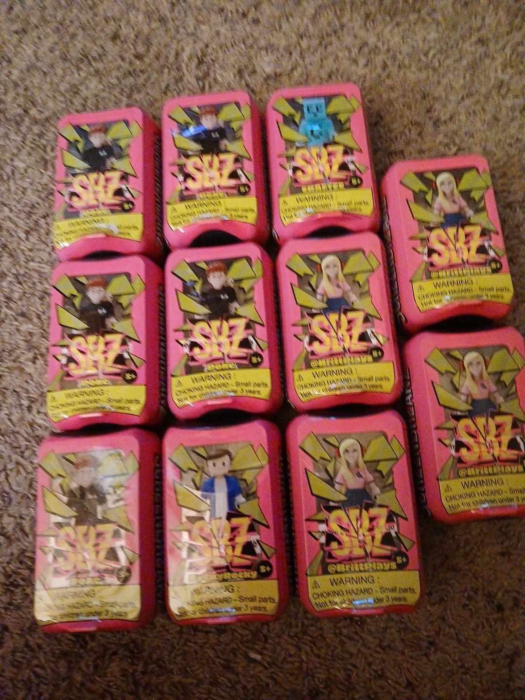 SBZ Screen Breakz Sportz CRAFTEE 2024 Collectible Figure New & Sealed Lot of 11