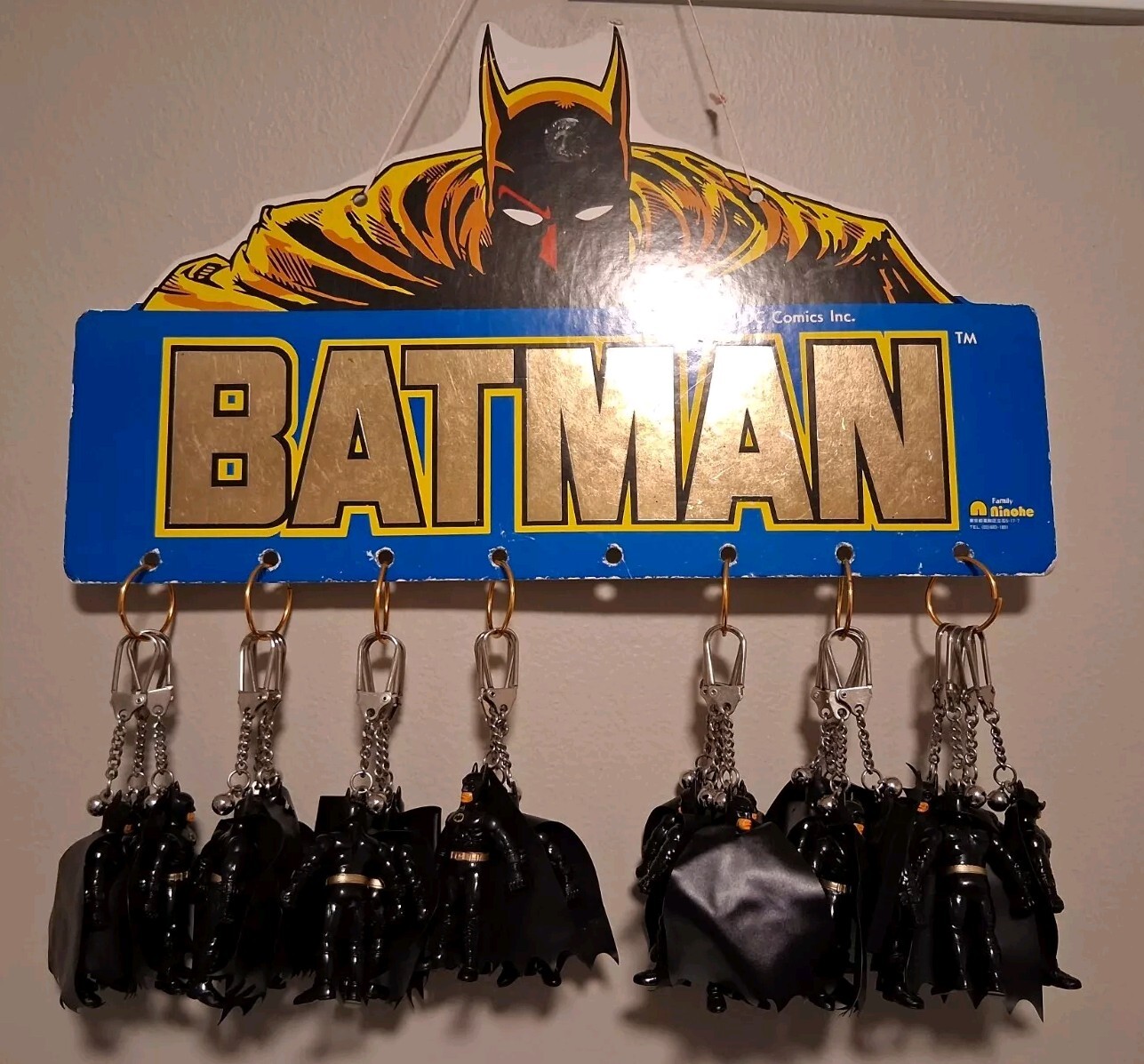Batman 1989 Japan Store Display Complete Lot Of 24 Figures Rare Ninohe new!