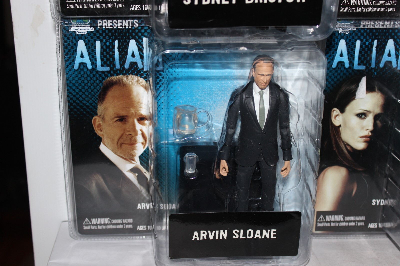 Set of 4 x 2004 Alias action figures Sydney, Arvin & Michael. New ex shop stock