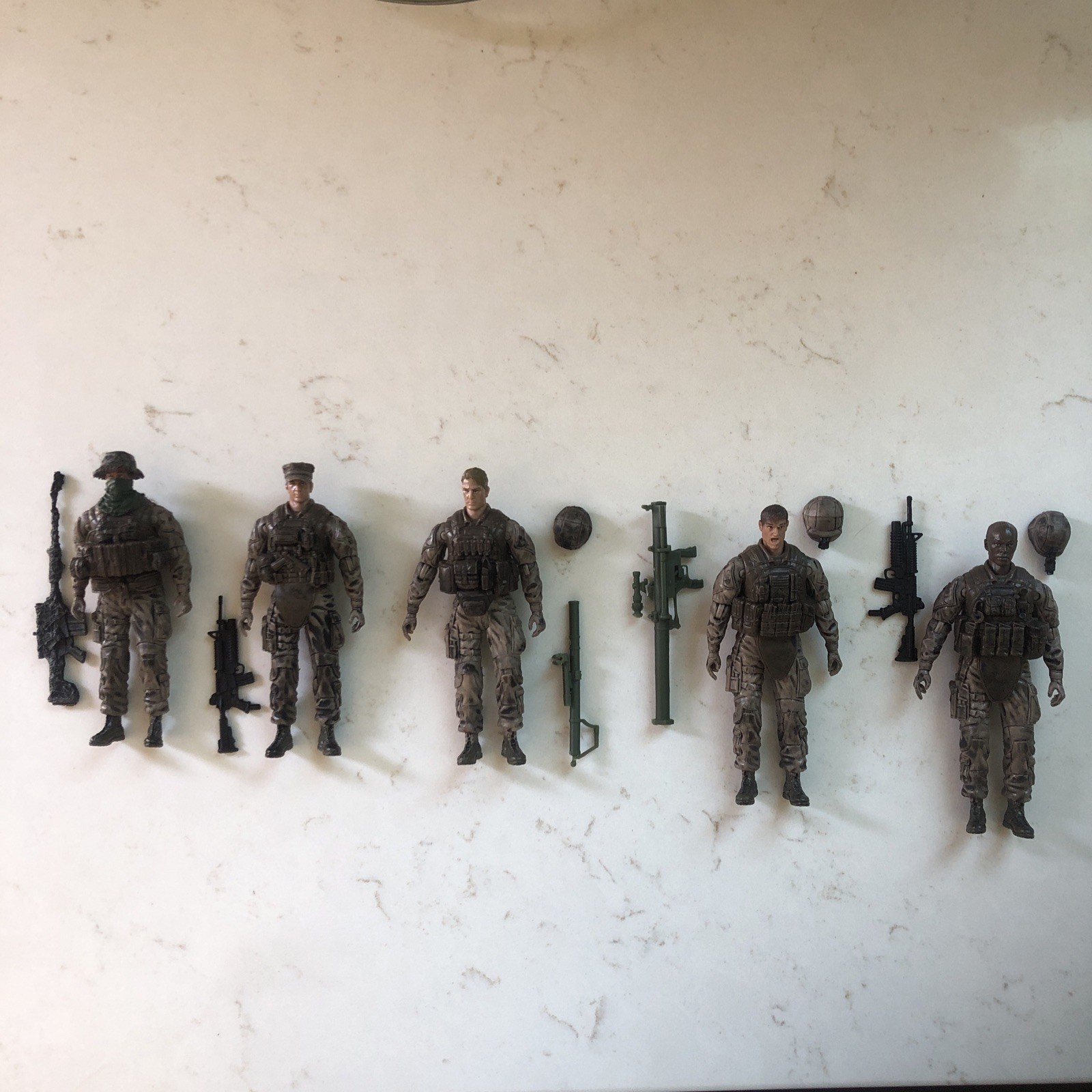 Blue Box BBi Elite Force Marine Force Recon 5-Pack action figure set Loose