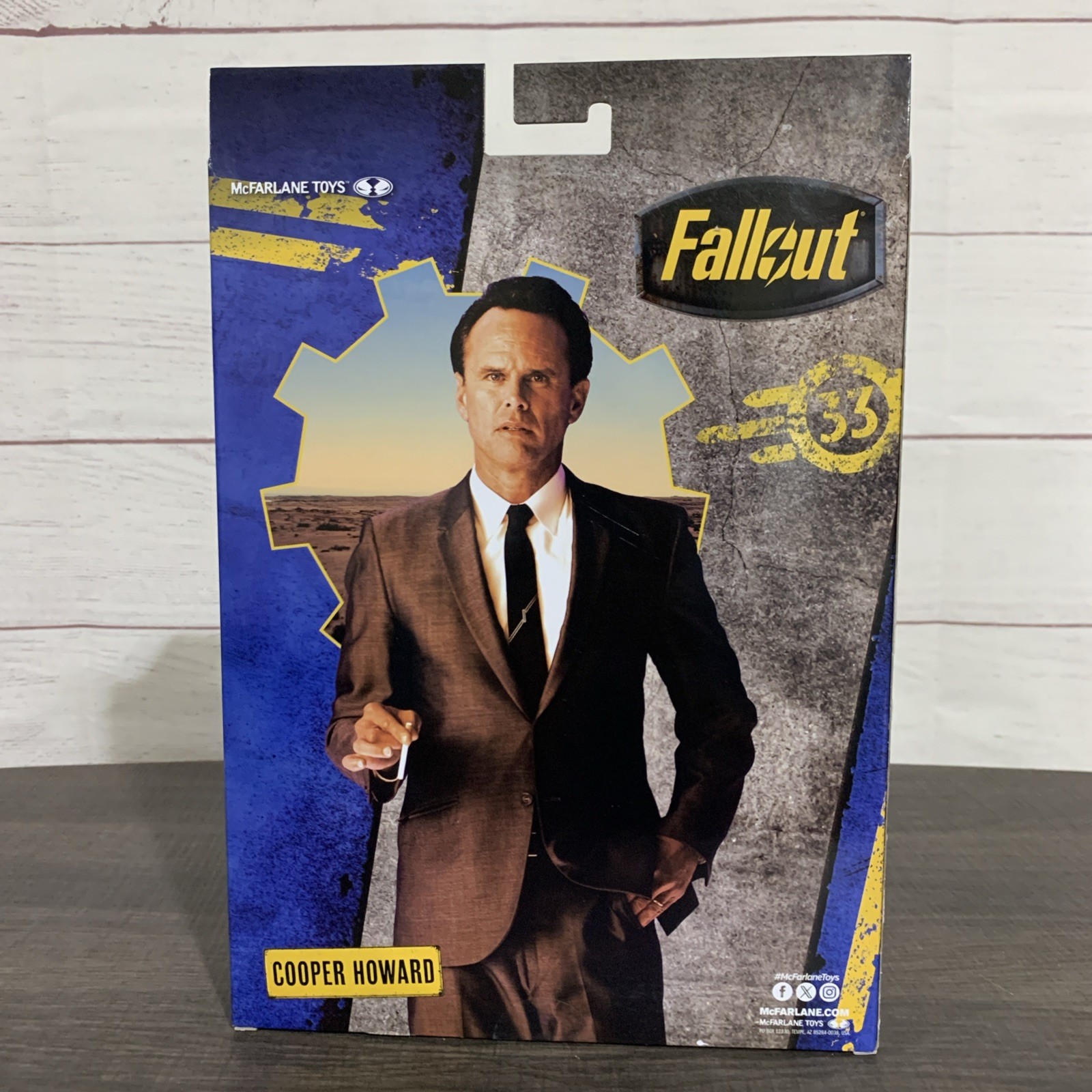 Mcfarlane Toys FALLOUT COOPER HOWARD Red Platinum Edition Action Figure