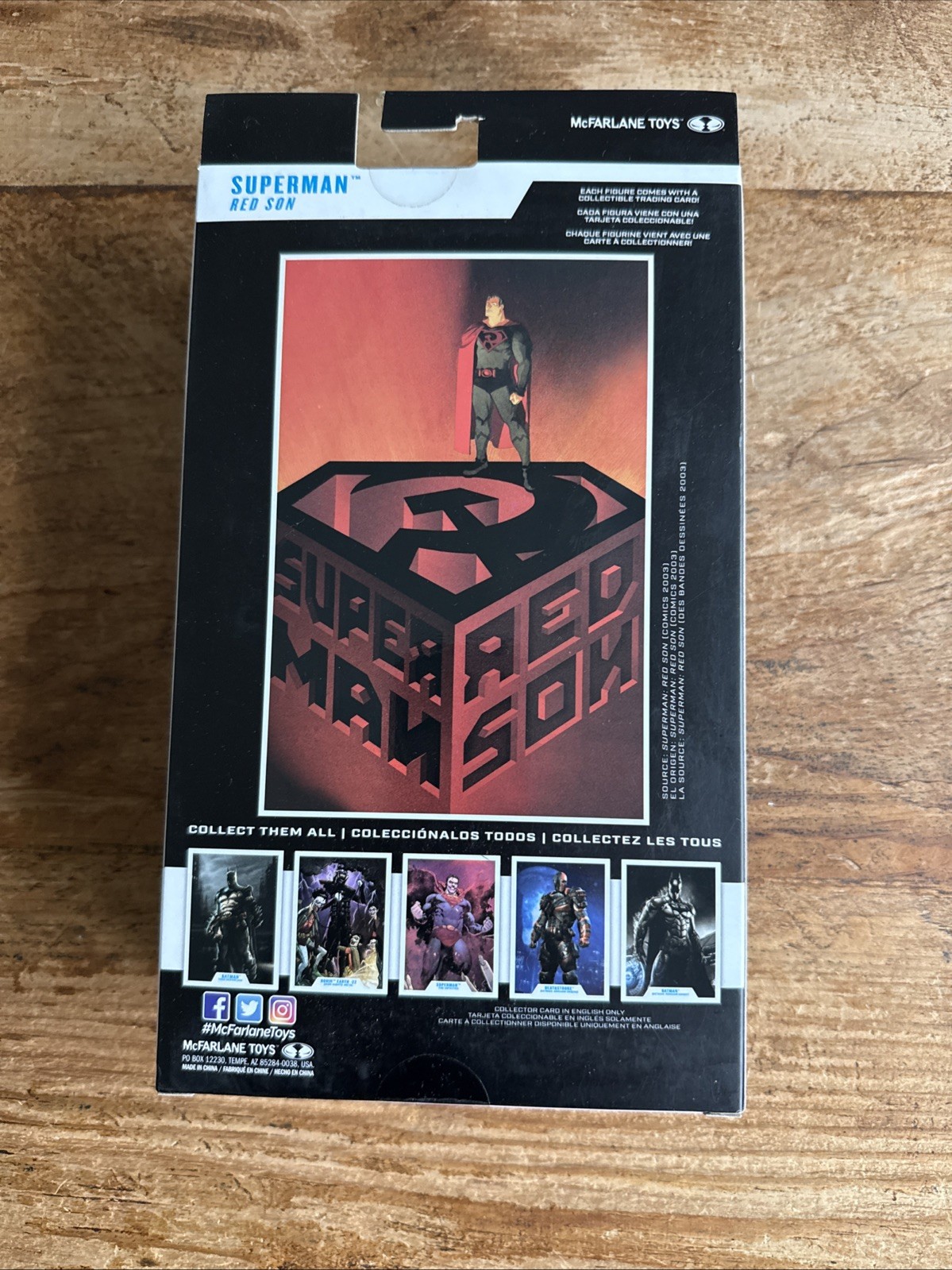 McFarlane Toys DC Multiverse Superman Red Son Action Figure With Trading Card YY