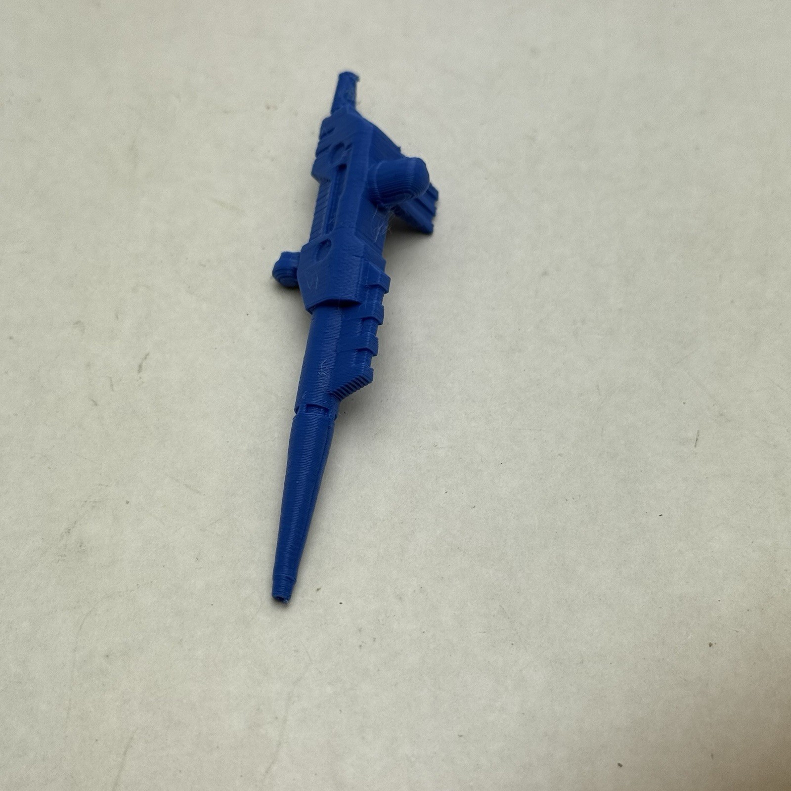 Transformers G1 Scourge 3D Printed Replacement Gun With Blue PLA