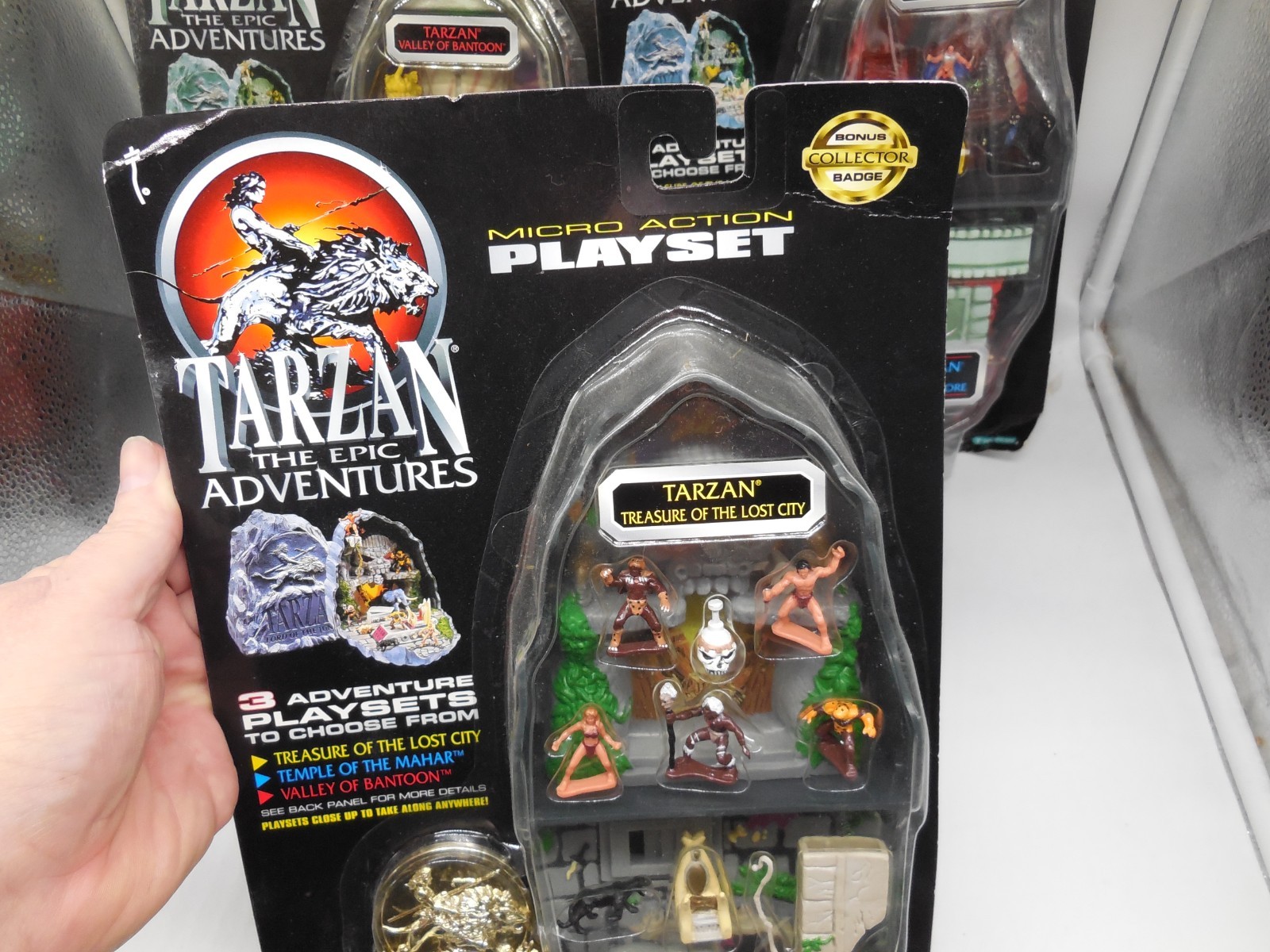 E1 Tarzan Epic Adventures Micro Action Playset Lost City Temple Mahar Bantoon