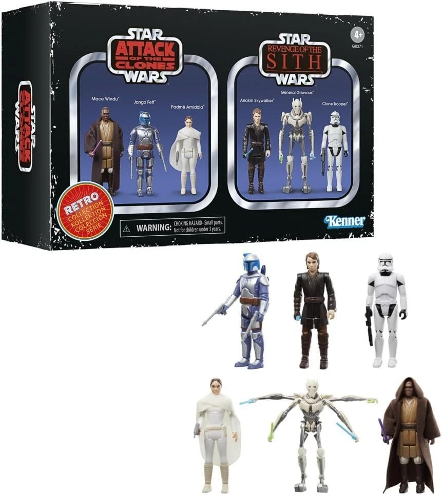 Disney Star Wars Collection Attack of the Clones & Revenge of the Sith 6 Figure