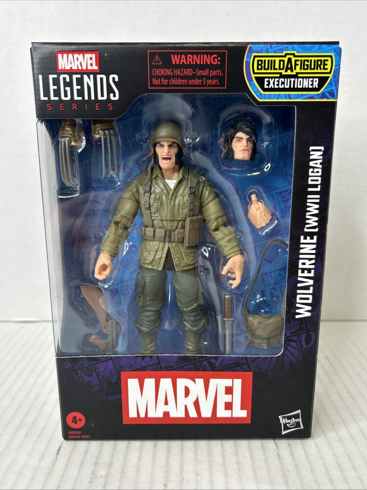 Marvel Legends | Wolverine WWII Logan – Executioner BAF | NEW UNOPENED F2