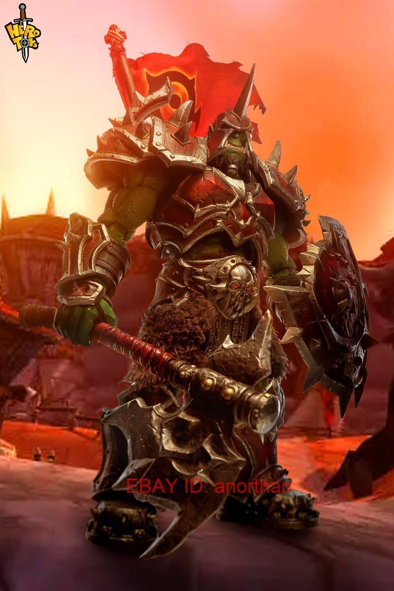 Hero Toys Warcraft Orc Kor&rsquo;kron Elite Warrior 7″ Aciton Figure Gift In Stock