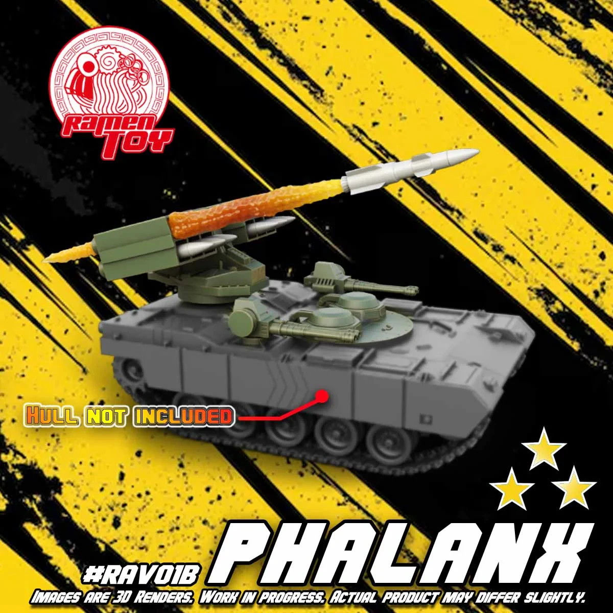 RAMEN TOYS RAV01B PHALANX ACCESSORY PACK MISB MINT IN SEALED SHIPPER!