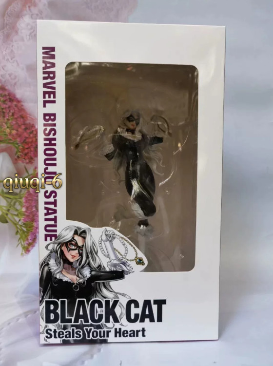 Sexy Comic BISHOUJO Black Cat Figure Toys Model STATUE 10&Prime; Ornament Gift