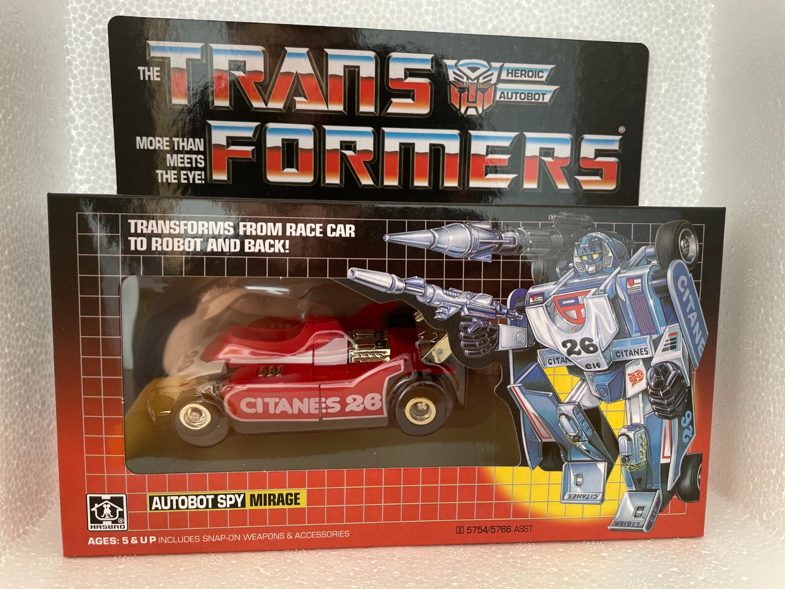 TRANSFORMer G1 Reissue Gold Red Mirage Brand New Free Shipping