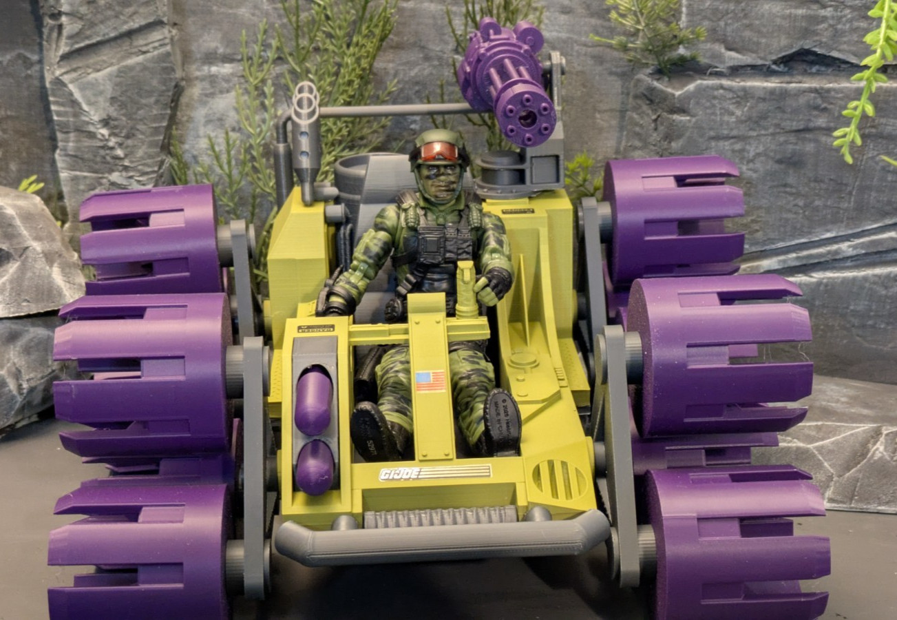 G.I. Joe Classified custom SWAMP MASHER – GI JOE VEHICLE 3d Printed design