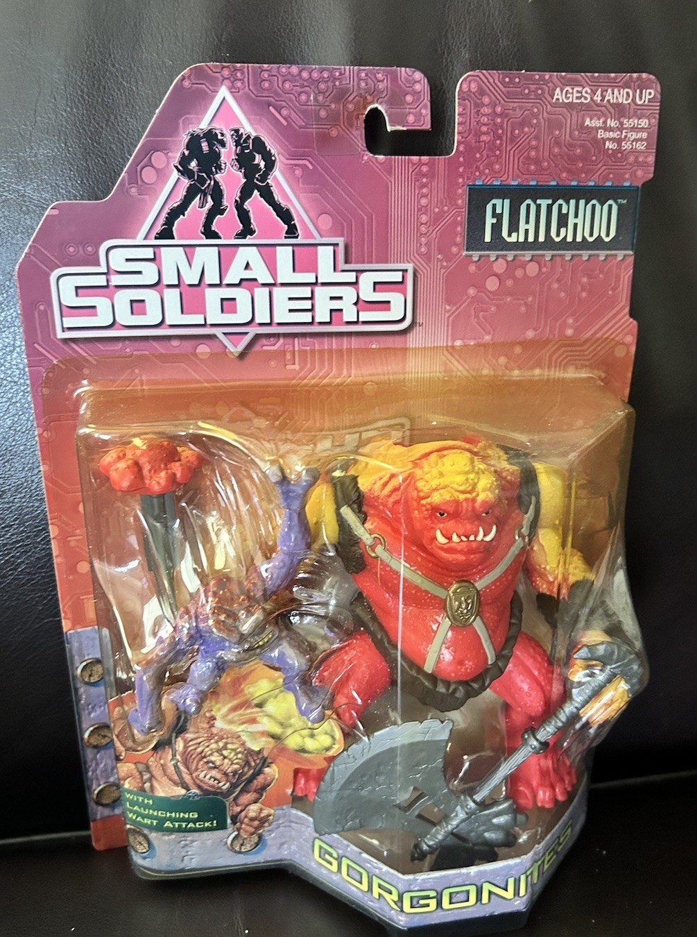 Small Soldiers Gorgonites Flatchoo and Nibble Action Figures Kenner 1998 New