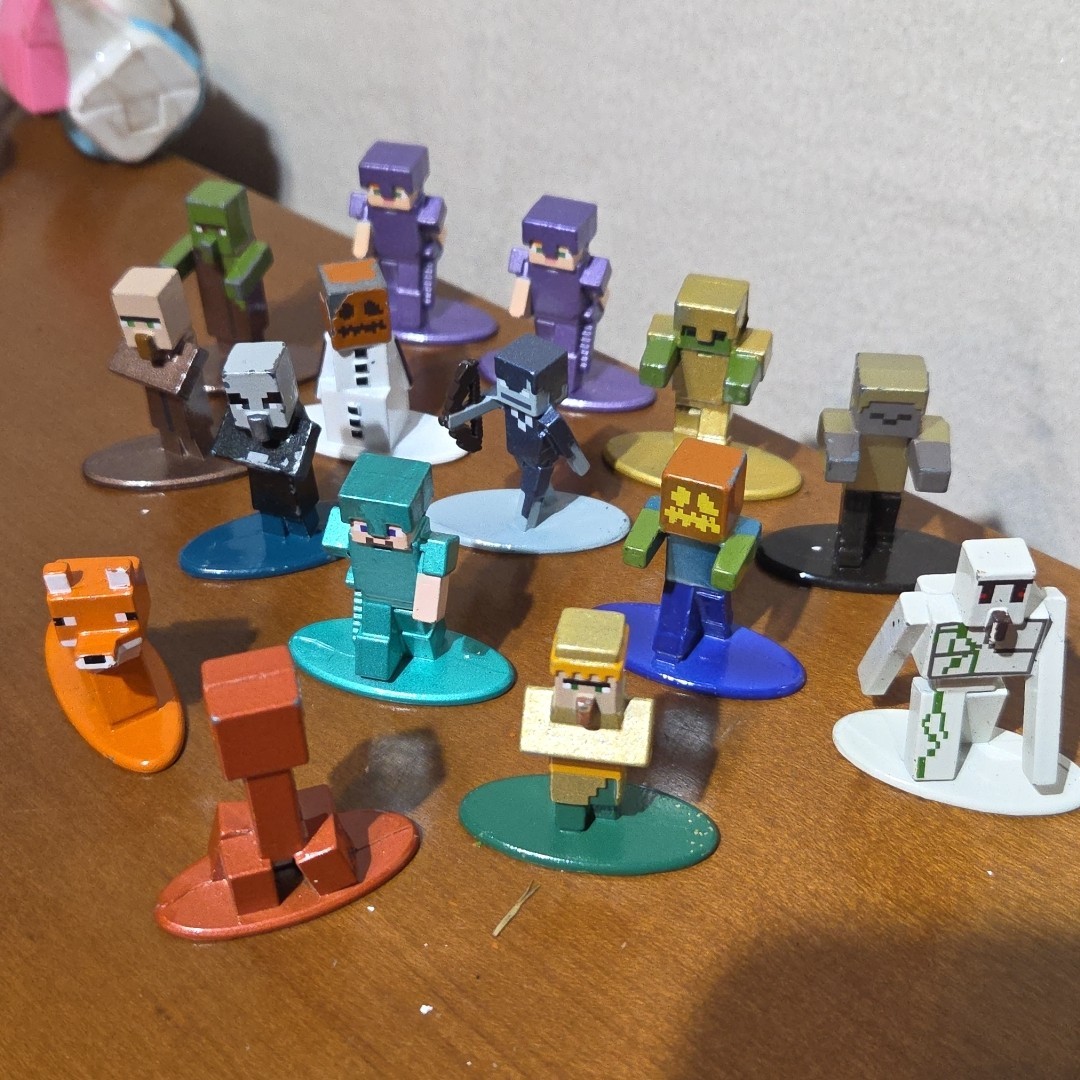 Minecraft Nano Metal Figs Die Cast Jada Lot Of 15