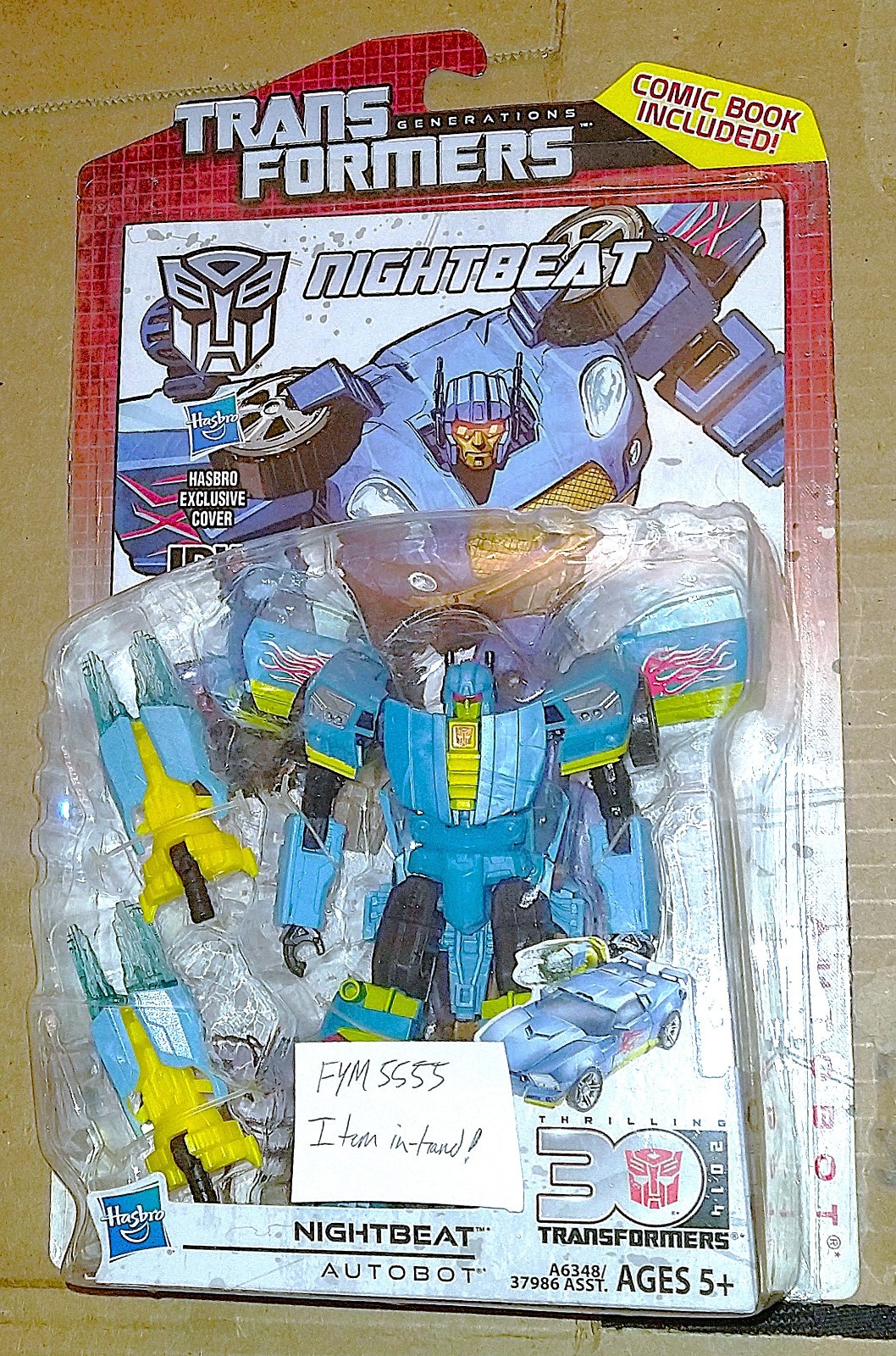 Transformers Nightbeat Thrilling 30 Generations 30th Anniversary Deluxe Autobot