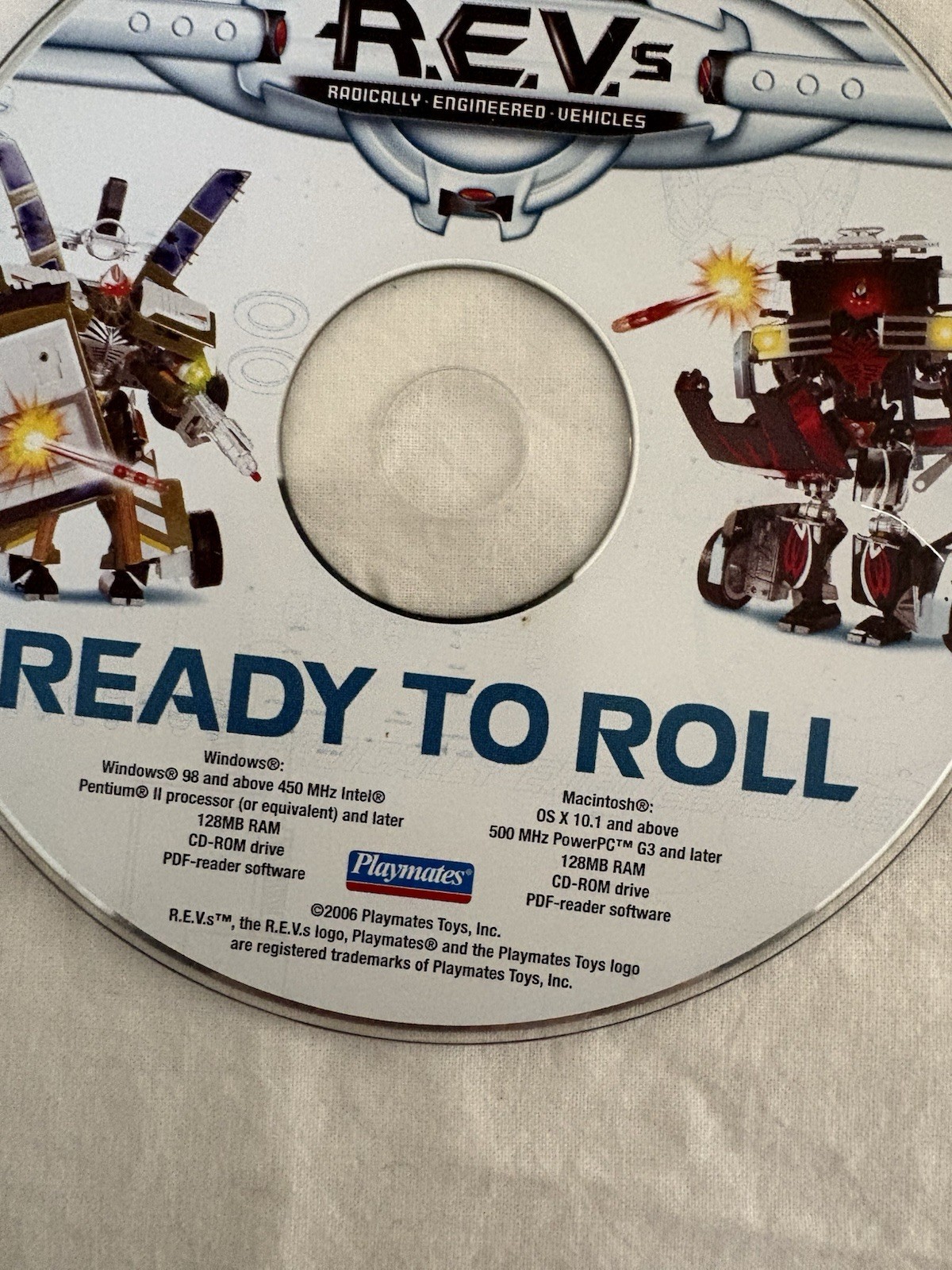 R.E.V.s Radically Engineered Vehicles 2006 Action Figure Computer Game Playmates
