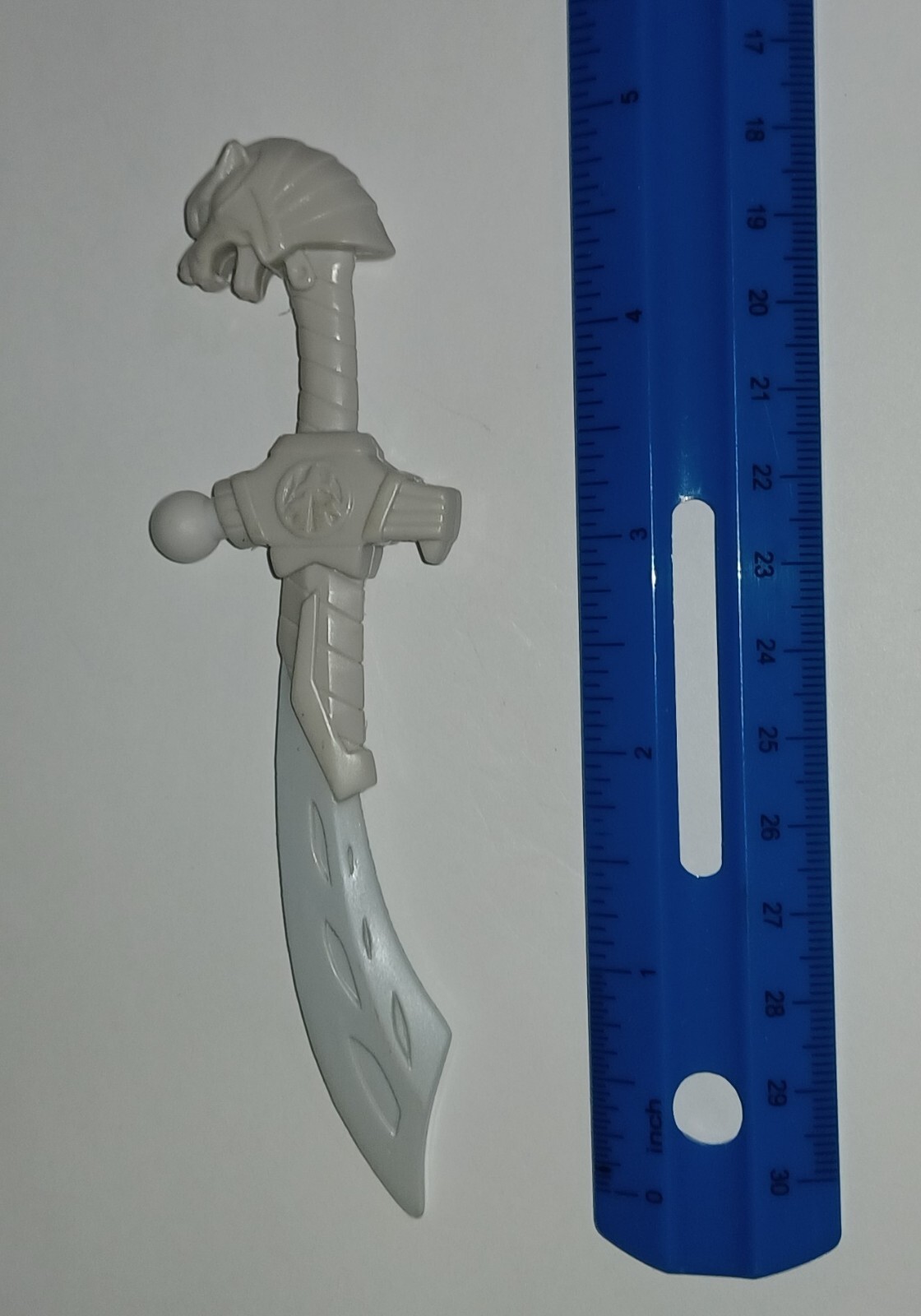 Mighty Morphin Power Ranger White Ranger Mixx N Morph Saba weapon (A22-17)