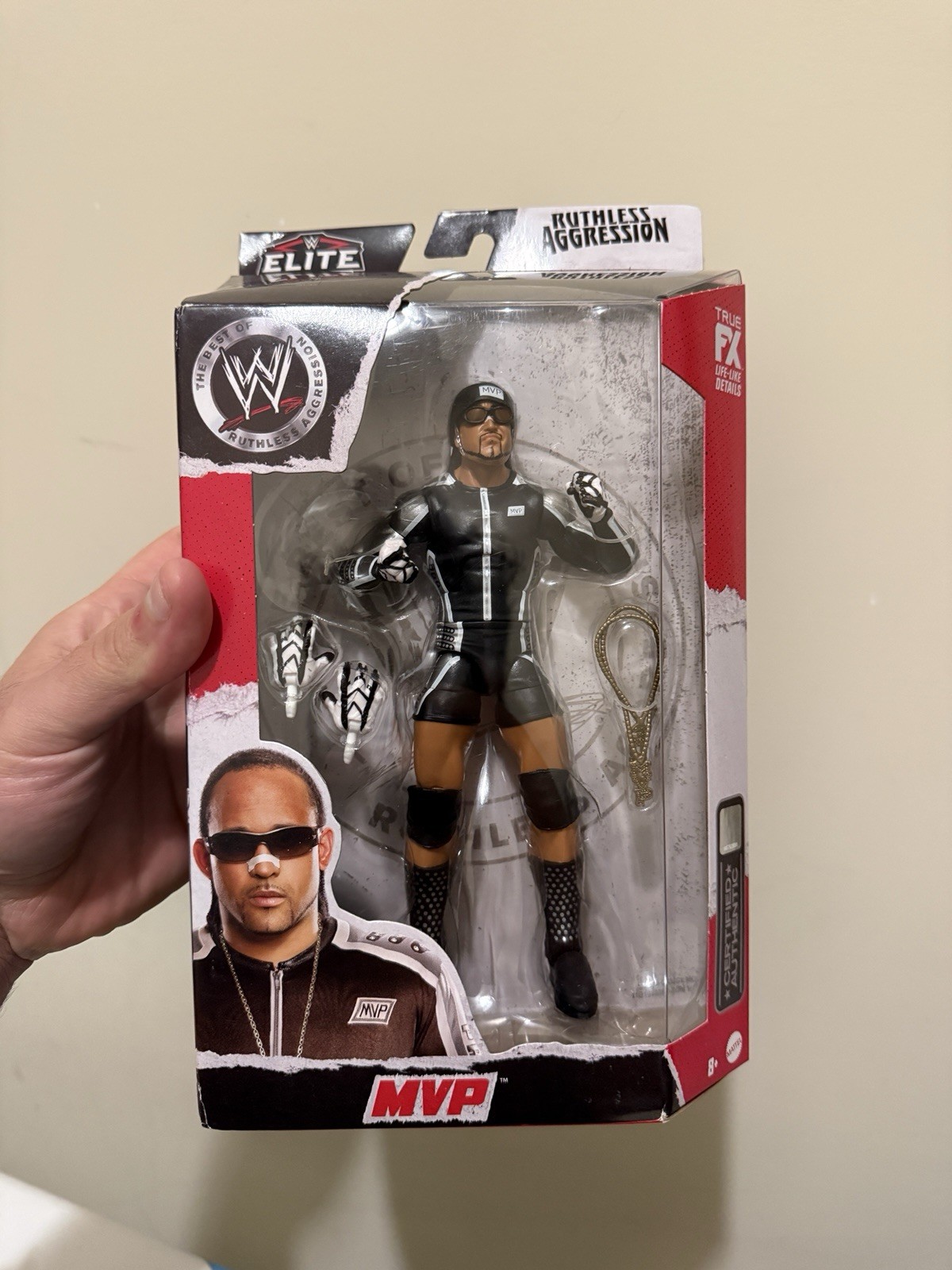 WWE Elite Ruthless Aggression Series 6 Wrestling Figure MVP EXCLUSIVE
