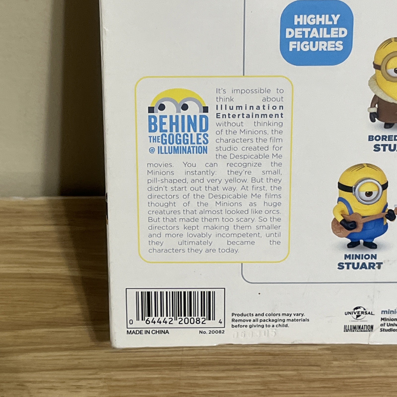MINIONS Action Figures Kevin Stuart Bob 6pc Set Thinkway Toys NEW